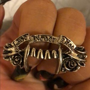 Love never dies fang ring